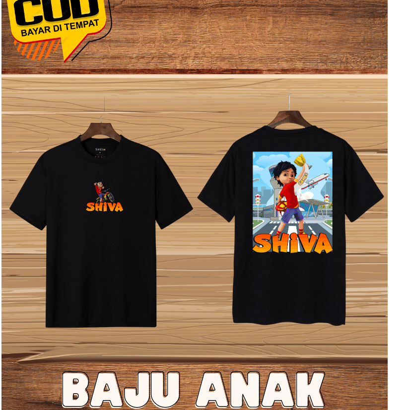 Baju Kaos Shiva Unisex Anak | Baju Kaos Anak-Anak Unisex | Pakaian Petualang Anak | Kaos Anak Soleh 