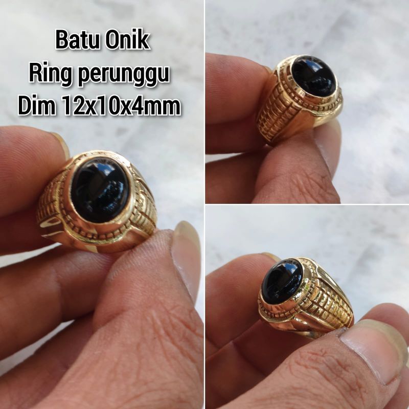 CINCIN PRIA BATU ONIK KECIL YAMAN RING PERUNGGU SUPER