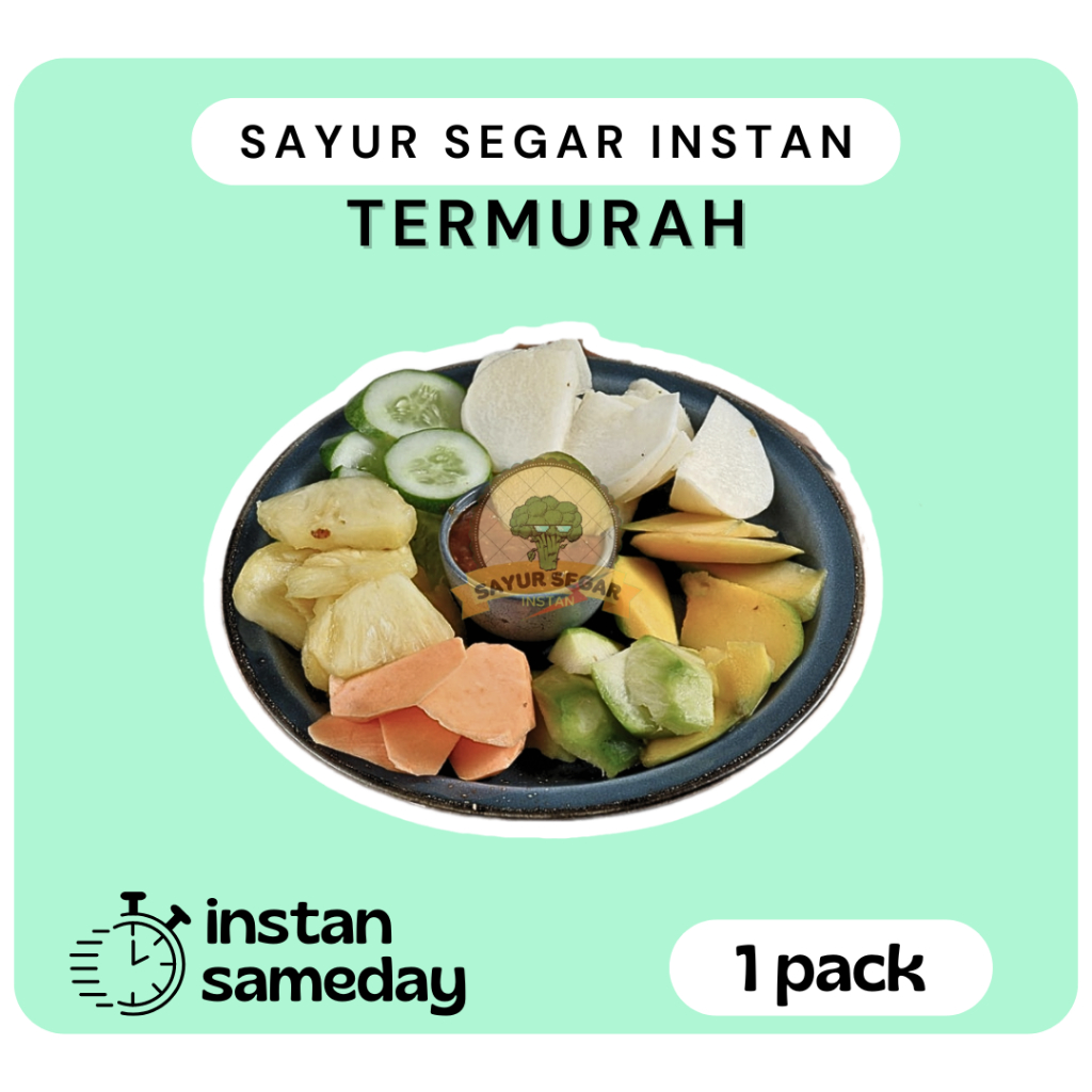 

Rujak Buah Segar Lengkap 1pack Plus Bumbu