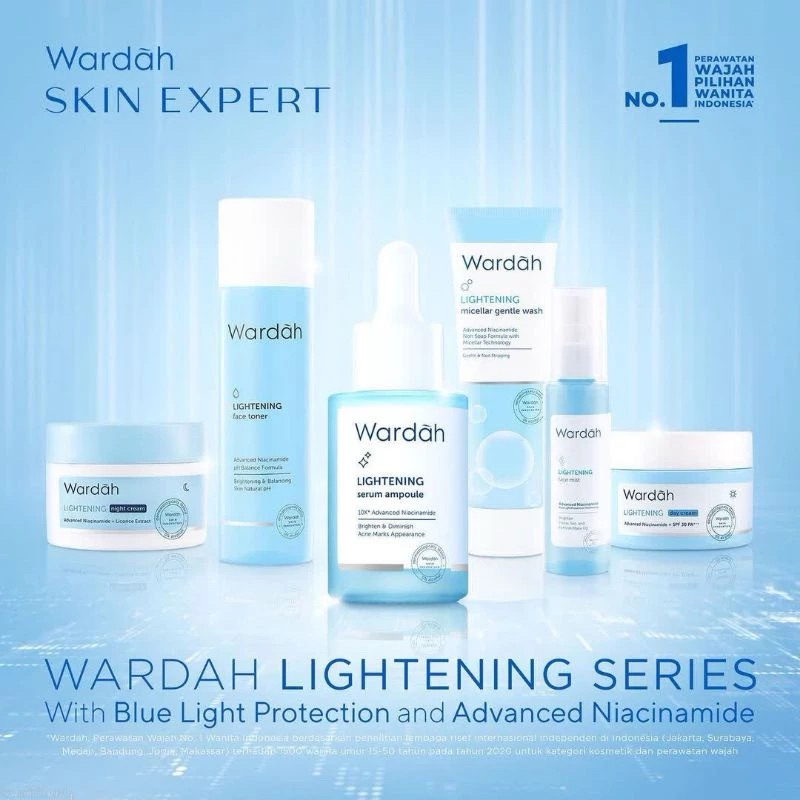 WARDAH Lightening Series / Wardah Lightening Day Cream / Wardah Lightening Night Cream / Wardah Ligh