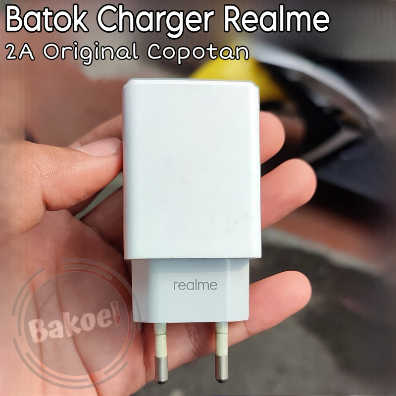 Batok Charger Realme Original 100% Copotan 2A-10W C1 C2 C3 ~ C7 asli bawaan hp ( LN )
