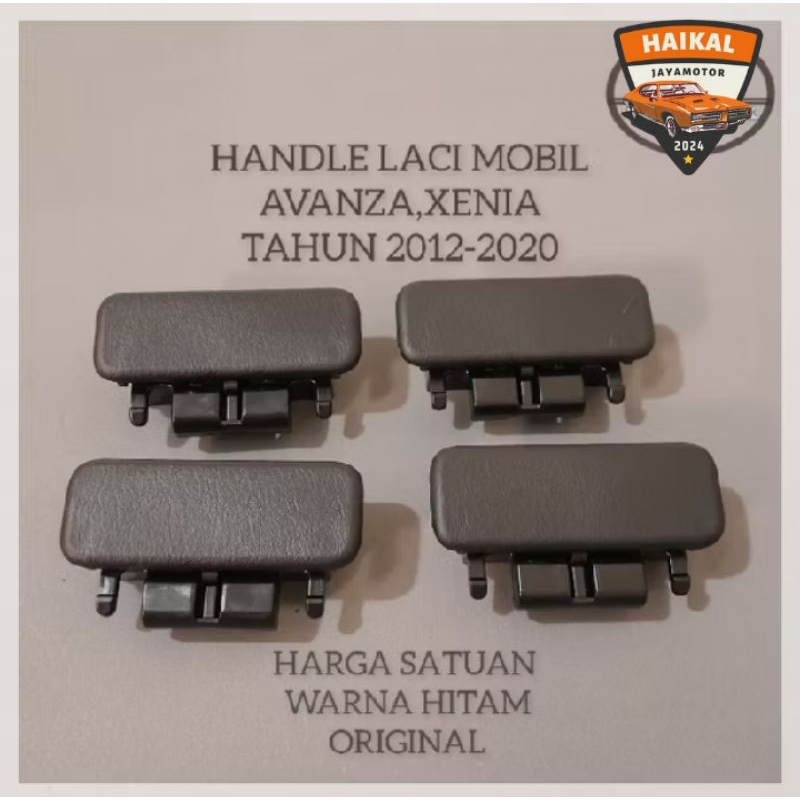 Handle Pegangan Laci Mobil Avanza Xenia AGYA Ayla Calya Sigra Original Warna Hitam