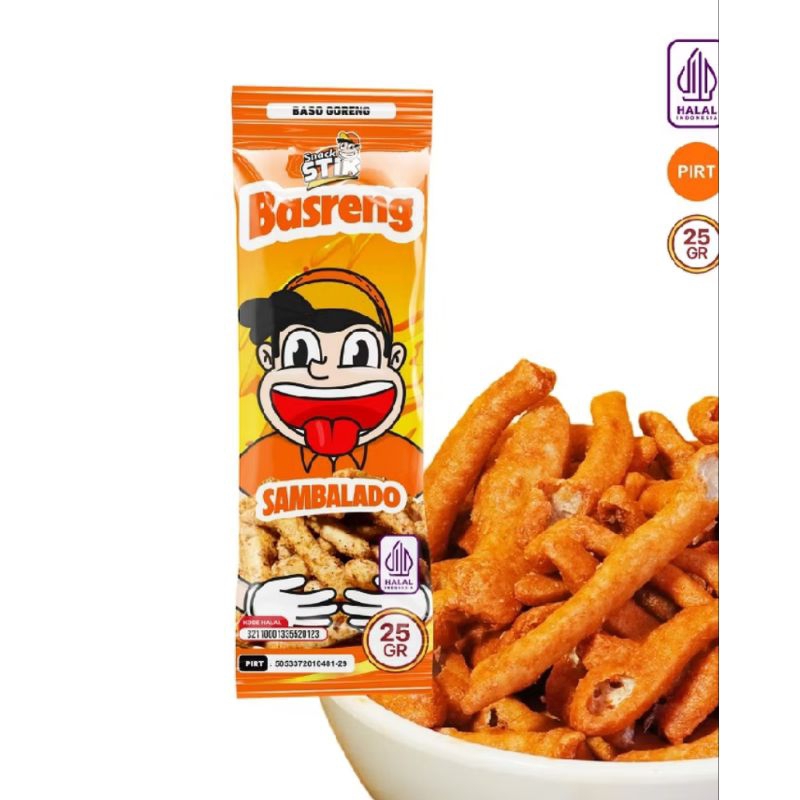 

Snack stick basreng cemilan