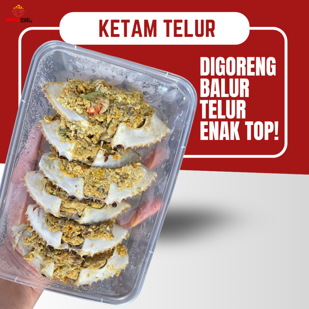 

Ketam Telur Kepiting Rajungan isi 6 Pcs