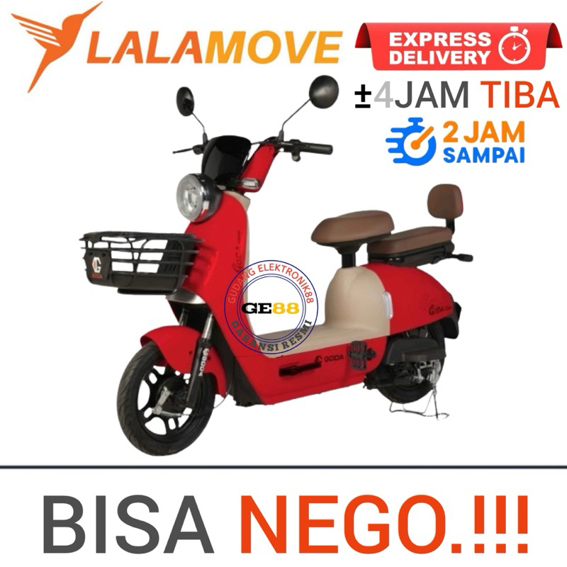 Sepeda Listrik Goda GD-155 550Watt #Dewasa/anak-anak