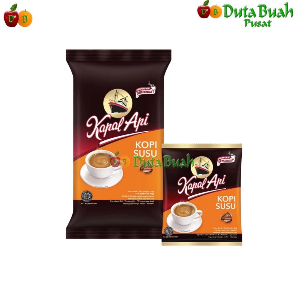 

DUTA BUAH KAPAL API KOPI SUSU 10X31G