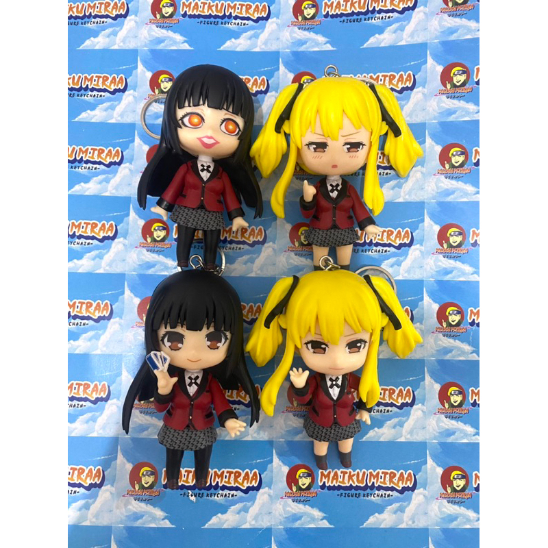 Figure Keychain / Gantungan Kunci Anime Kakegurui Jabami Yumeko Mary Saotome