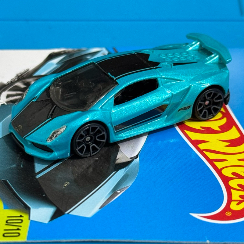 Hot Wheels Lamborghini Sesto Elemento Hijau Tosca LOOSE