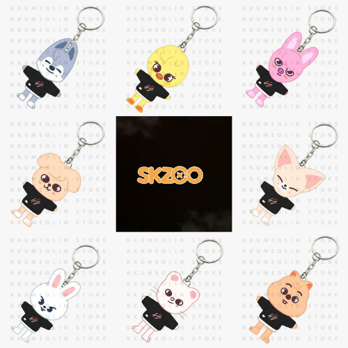 KSA - Stray Kids Zoo Original Keyring | Stray Kids Zoo Original Keychain | SKZOO Original Keyring | 