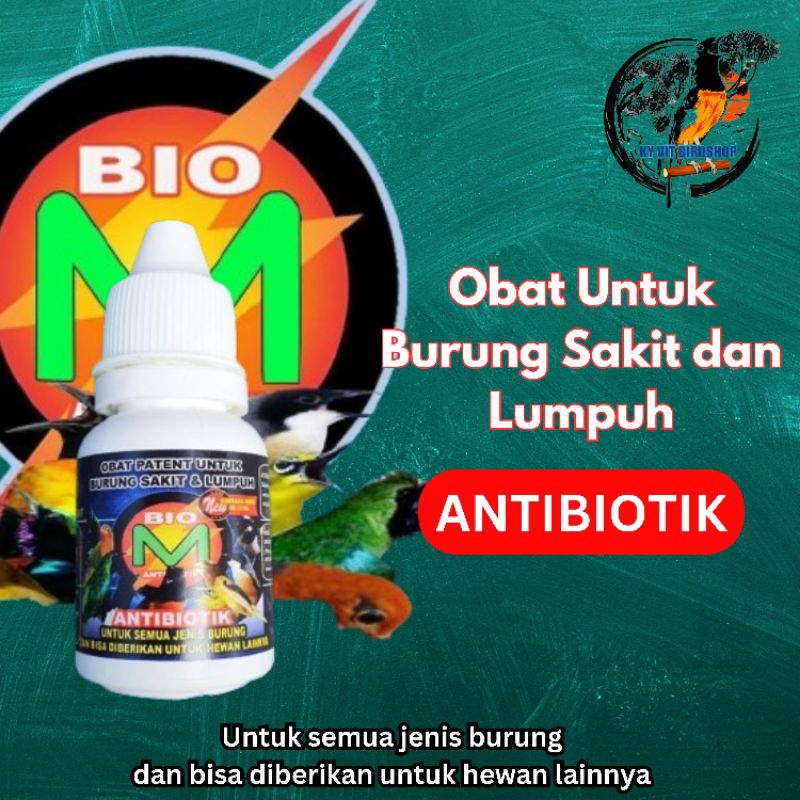 Bio M - Obat Burung/Antibiotik Burung/Vitamin Burung