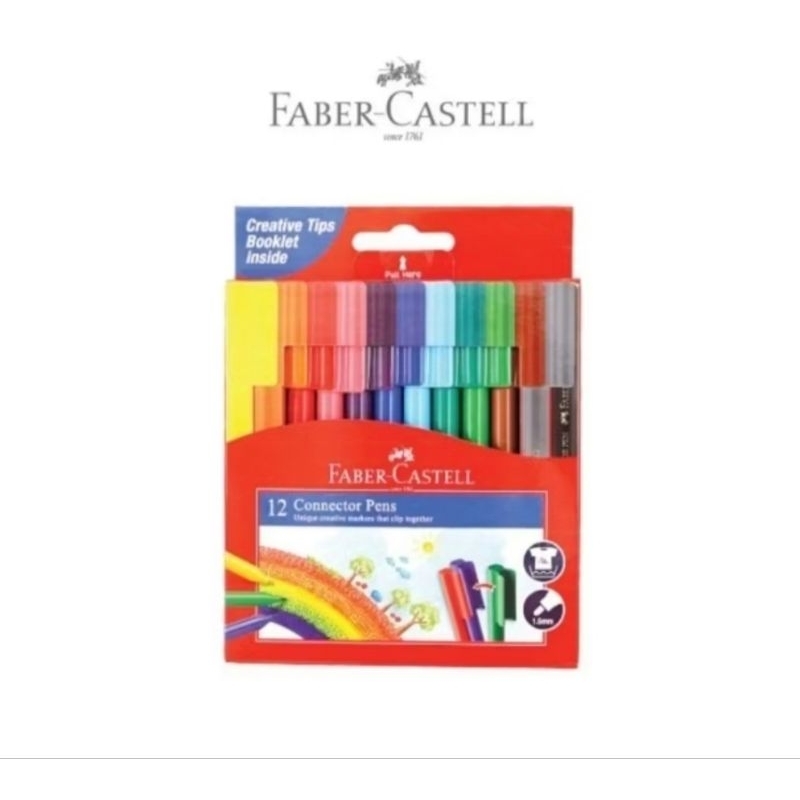 

Connector Pen Faber Castell Spidol Warna Warni 12 Warna