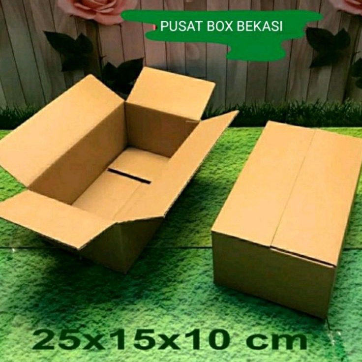 

SALE termurah kardus packaging Uk 25x15x1 cm polos