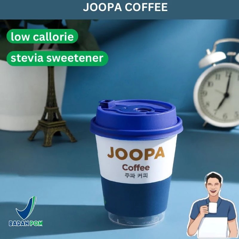 

Joopa Coffee Cup To Go - Kopi Cappucino Instan Stevia Rendah Kalori dan Rendah Gula BPOM