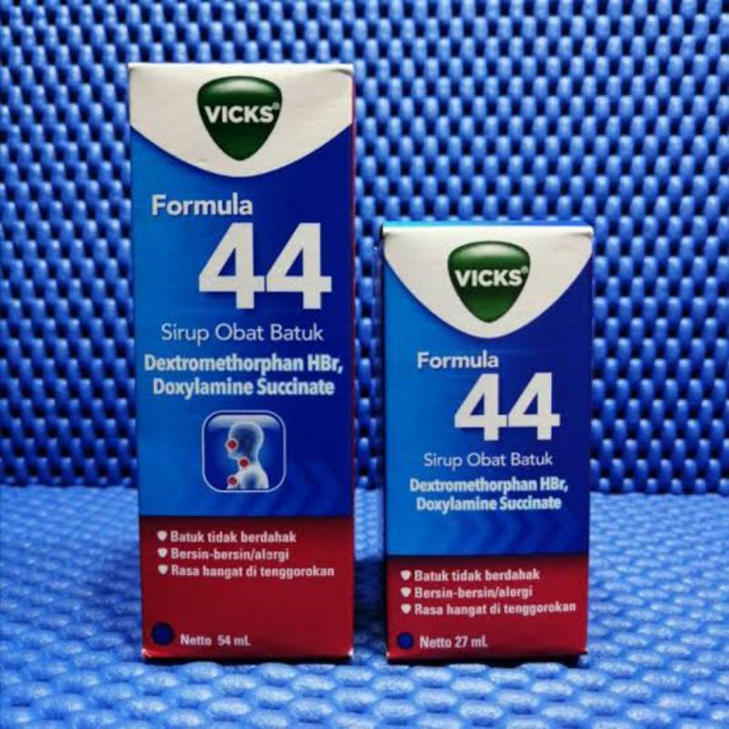 Vicks Formula 44 Dewasa - Sirup Obat Batuk Berdahak dan Kering