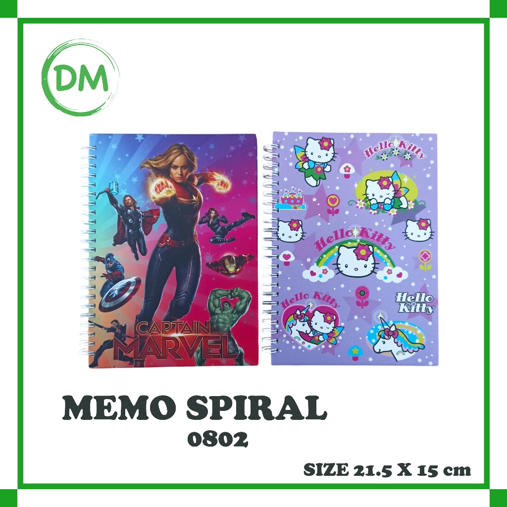 

0802 MEMO SPIRAL HARD COVER