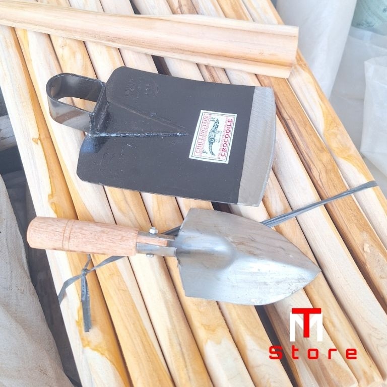 Update Populer Paket cangkul tanah 3 pcs anti lengket kuat berkualitas cangkul tanah doran kayu jati