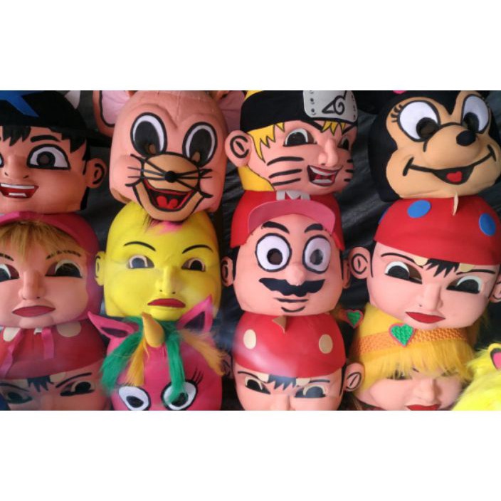 LANGSUNG BELI GAN kepala boneka mampang kepala badut mampang masuk semua ukuran kepala karakter kart