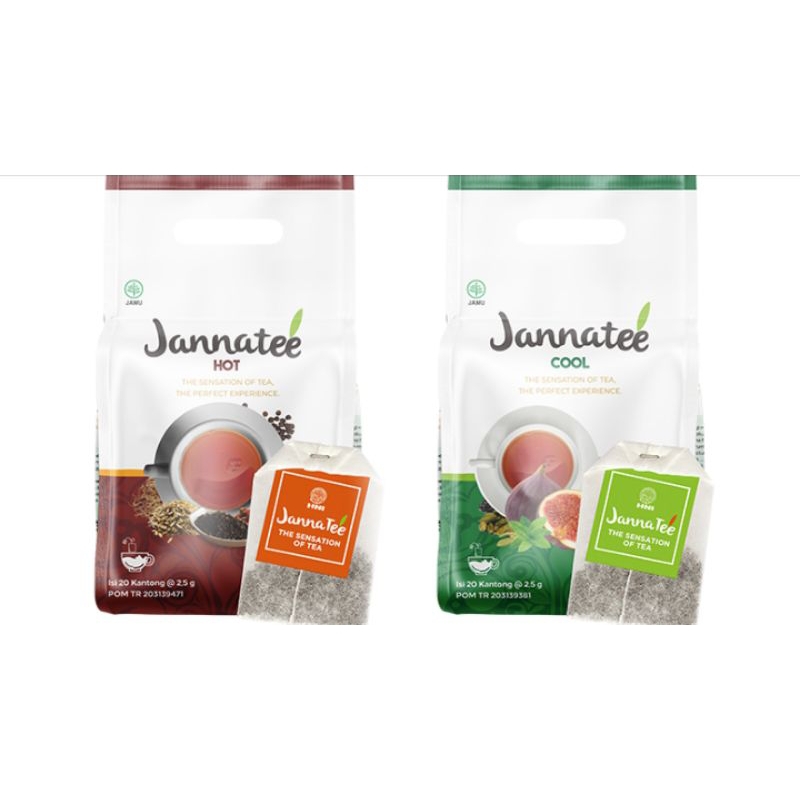 

Jannatee HNI HPAI. Teh Herbal HOT & COOL