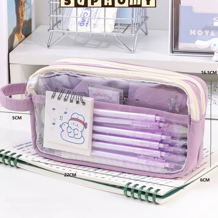 

ORIGINAL kotak pensil aesthetic Tas PenaTempat Pencil Tas Pensil tempat alat tulis kapasitas besar