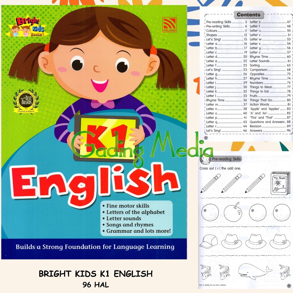 

KODE R16I BRIGHT KIDS BOOKS KINDERGARTEN 12 ENGLISHMATHSPHONICSIQHUAWEN