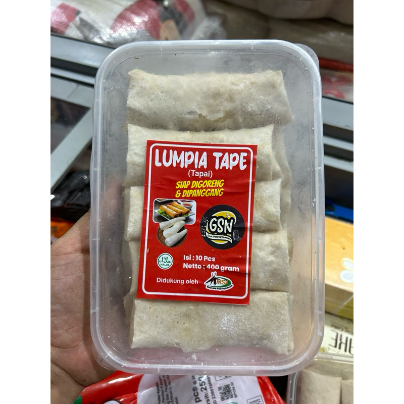 

Lumpia Tape Frozen isi 10