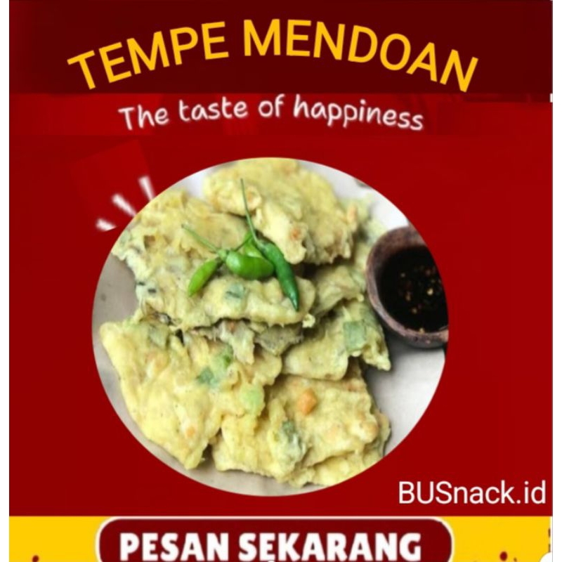 

Tempe Mendoan Khas Purwokerto Isi 6 Sudah Mateng