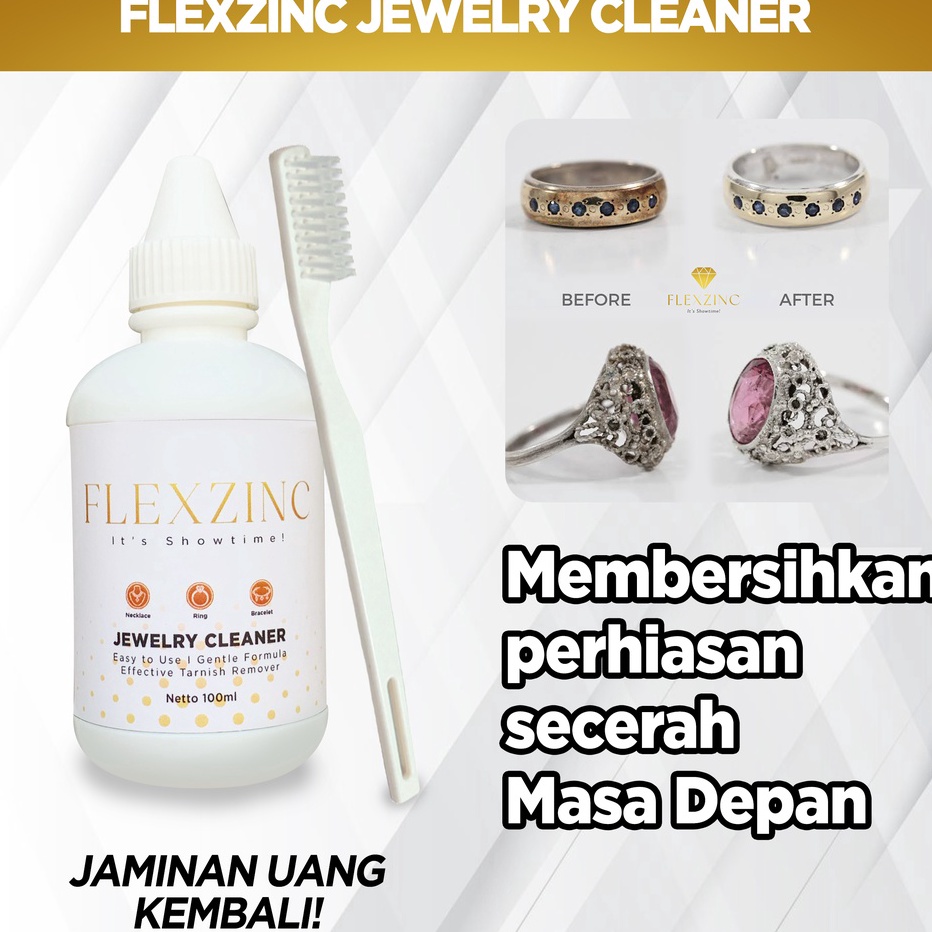 KUALITAS OKE Flexzinc Jewelry Cleaner  1x Flexzinc  free Sikat
