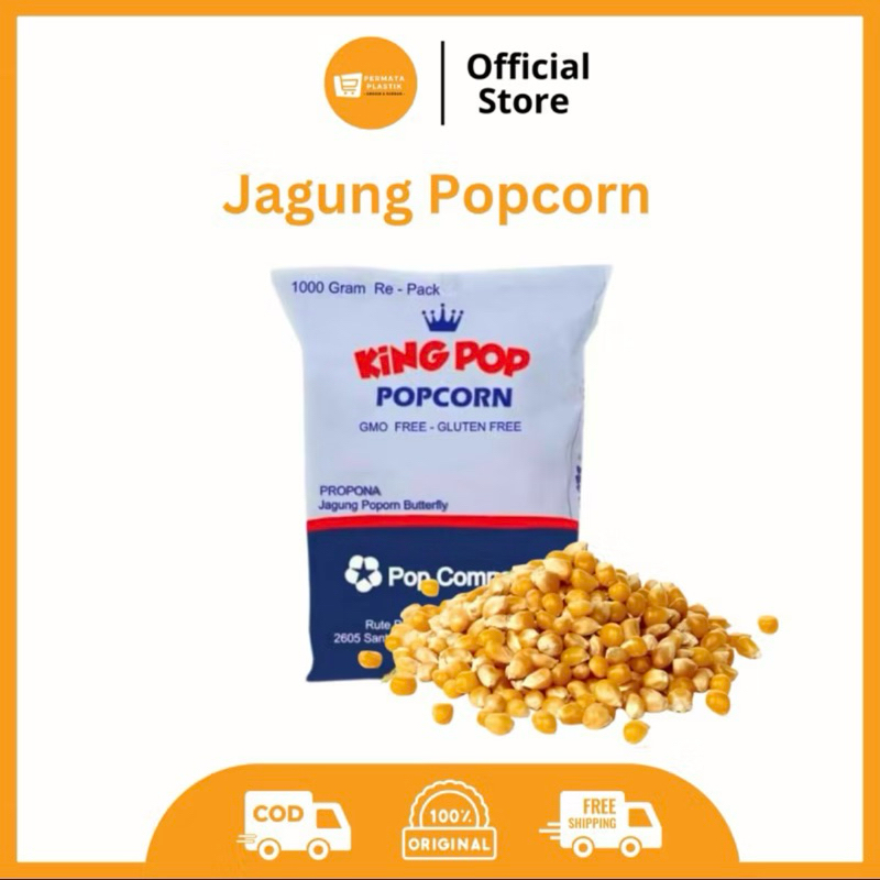 

Jagung Popcorn Brondong Jagung Pop Corn 1 Kg (Mentah)