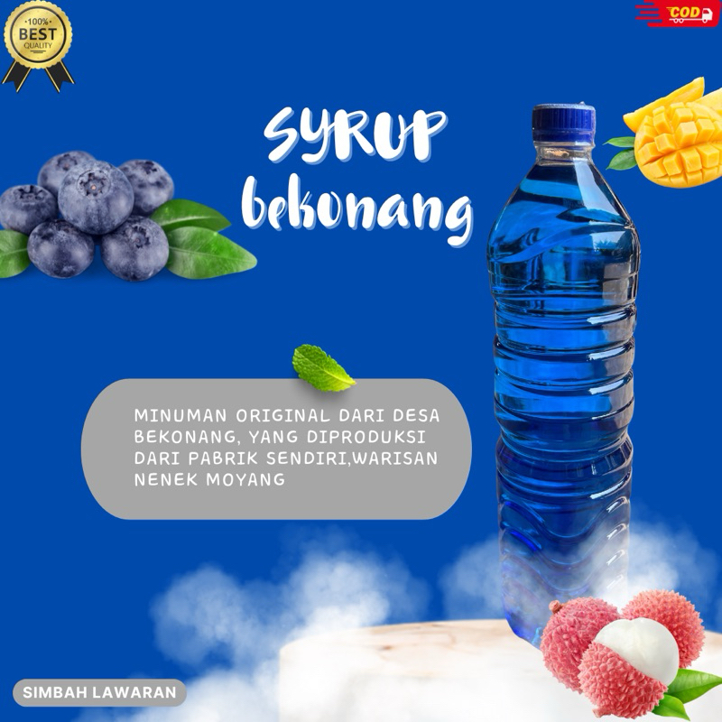 

syrup blubery(blue exo) 1.5liter