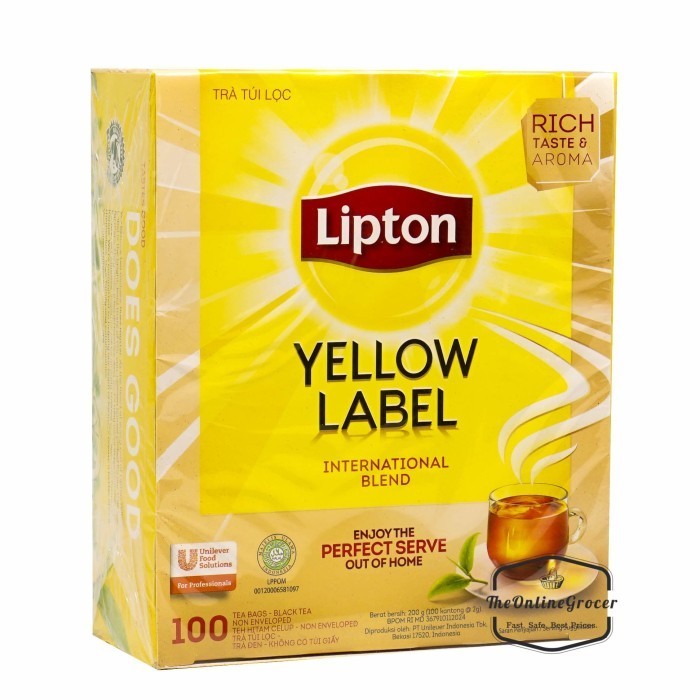 

Lipton Yellow Label Tea 100 x 2 gr / Non - Envelope / Black Tea