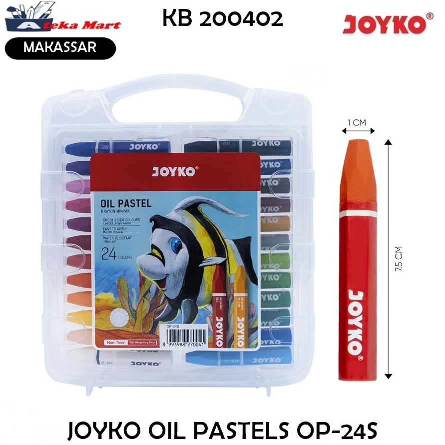 

KODE X47S JOYKO OP24S 24 OIL PASTELS KRAYON MINYAK
