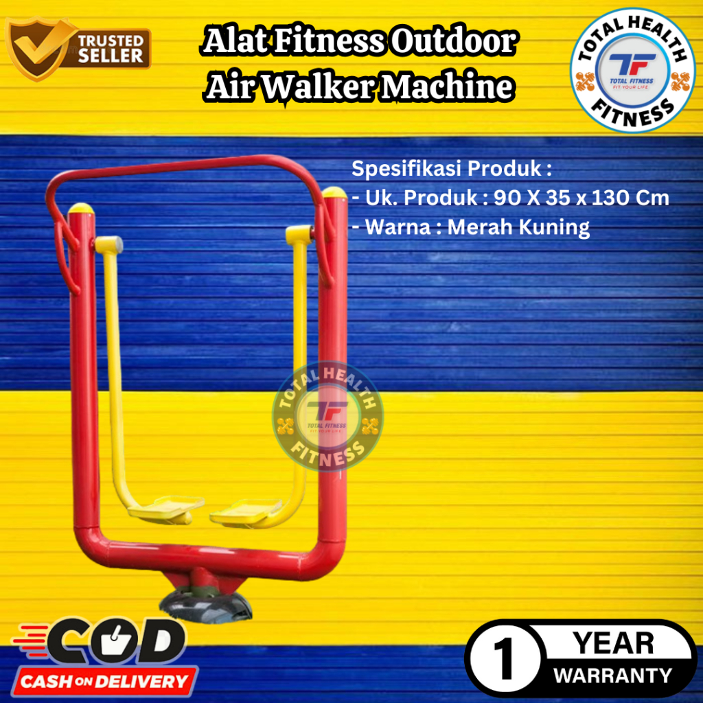 Alat Fitness Outdoor Air Walker Total Fitness - Alat Olahraga Out Door - Alat Gym Fitness Taman - Al