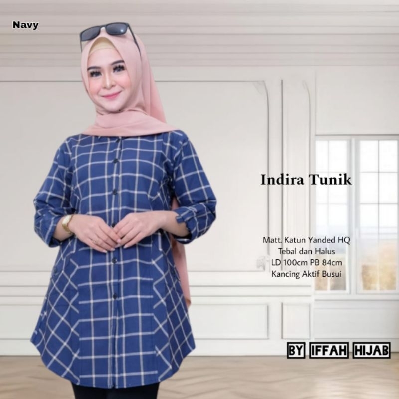 TUNIK KOTAK KATUN MODEL DAN MOTIF TERBARU / BAJU TUNIK PEREMPUAN