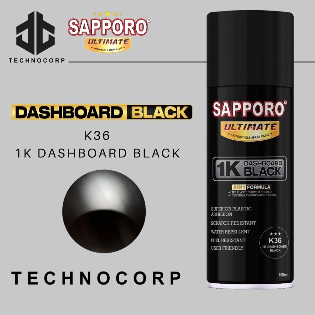 

KODE O62X Cat SAPPORO ULTIMATE K36 1K DASHBOARD BLACK HITAM BODY KASAR