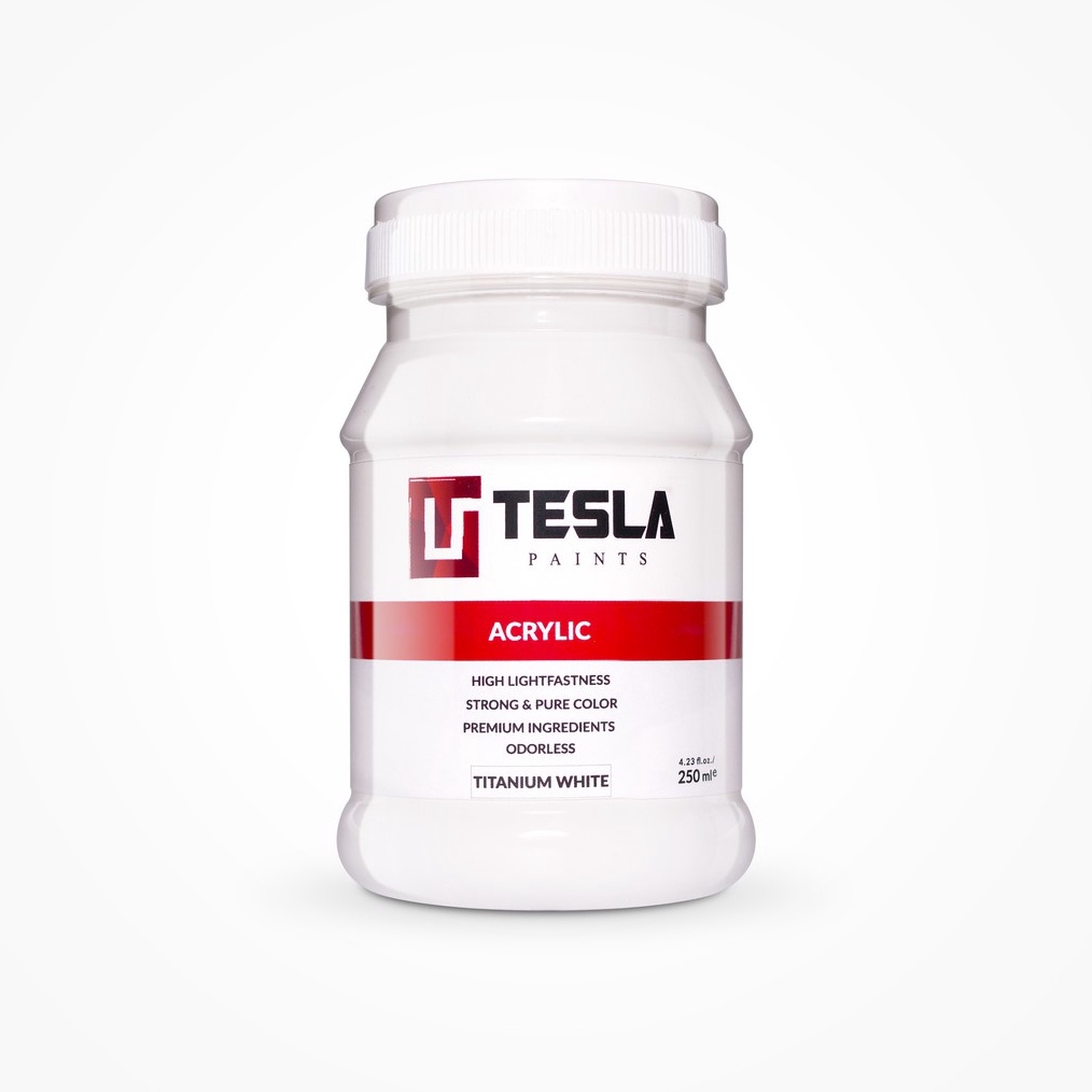 

KODE Q27P TESLA PAINTS 25ML TITANIUM WHITE