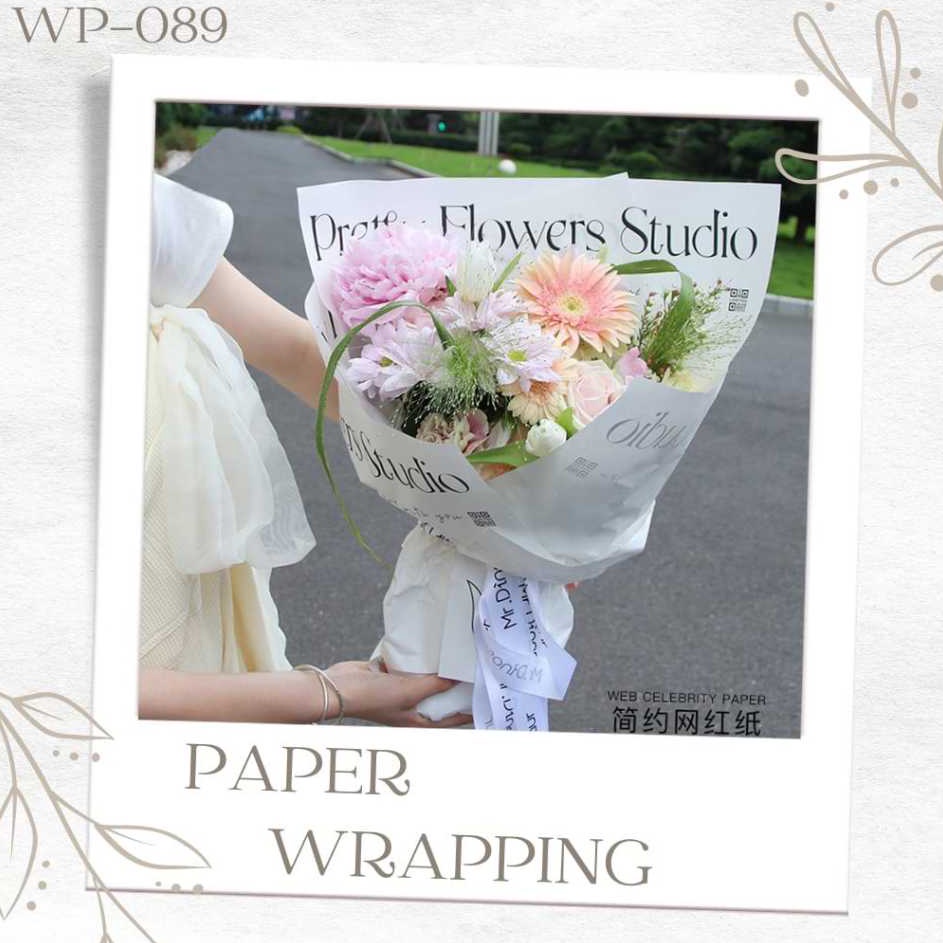 

Ready Terjamin 5 LEMBAR WP89 KERTAS PEMBUNGKUS BUKET BUNGA FLOWER WRAPPING LOVE SUMMER KOREAN STYLE BOUQUET FLORIST ANTI AIR
