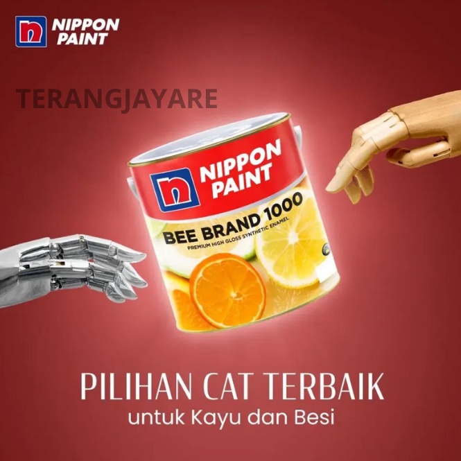 

KODE Y14H Cat Minyak Kayu Besi Bee Brand 1 Nippon Paint