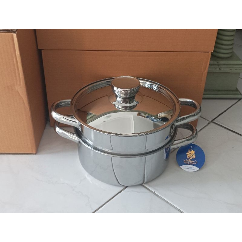 Bima MorganWare 400 Pot & Steamer w/SS Cover 20 Cm