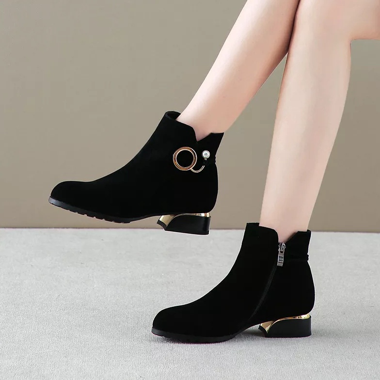 KODE C98D dts boots fashion wanita gaya korea musim dingin 223