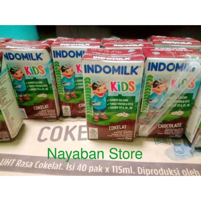 

Susu UHT indomilk kids 115 Ml