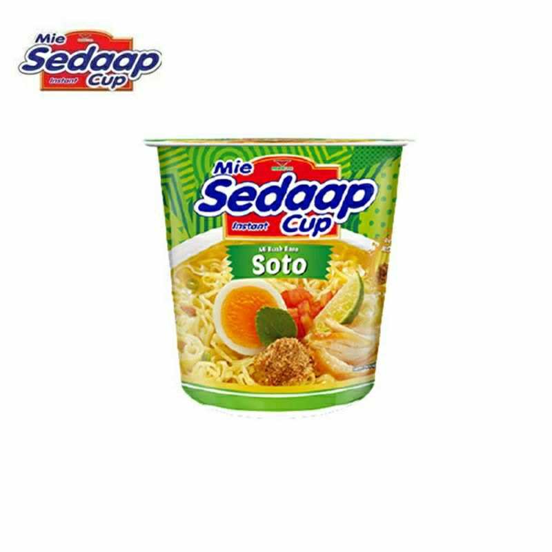 

Mie sedaap cup instan kuah soto 81g