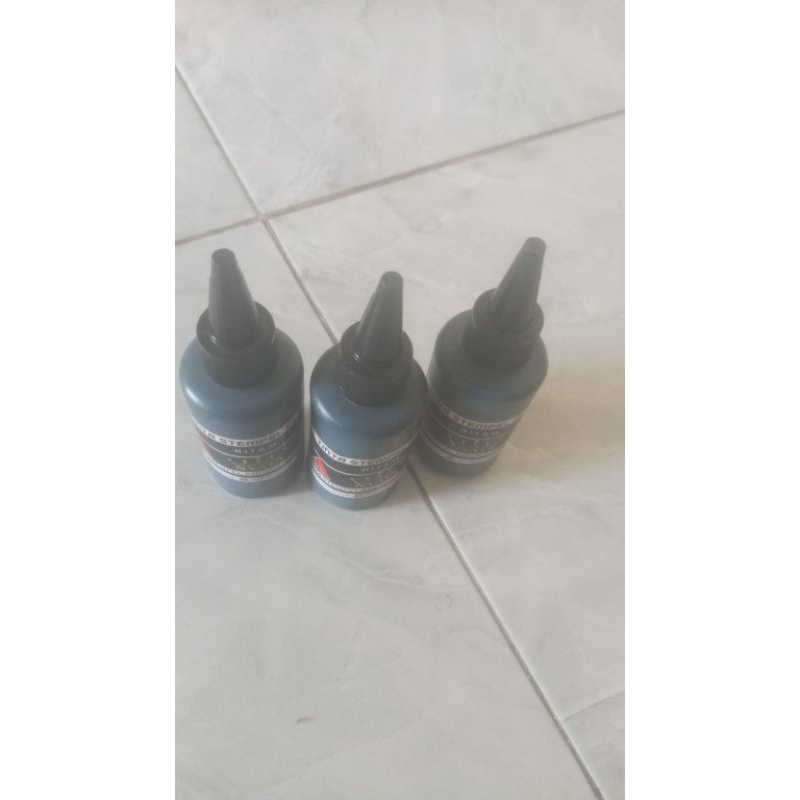 

Tinta Stampel permanent untuk plastik,cup,dll isi 100ml