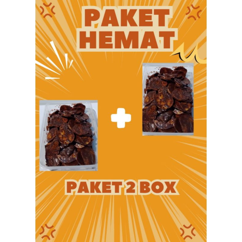 

keripik pisang coklat lumer