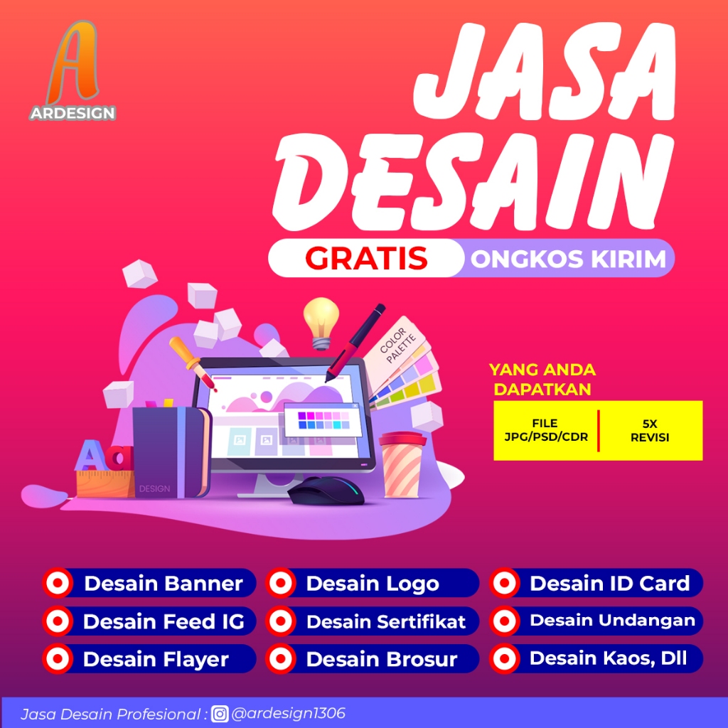 Desain Grafis Promo & Marketing - Banner, Pamflet, Brosur