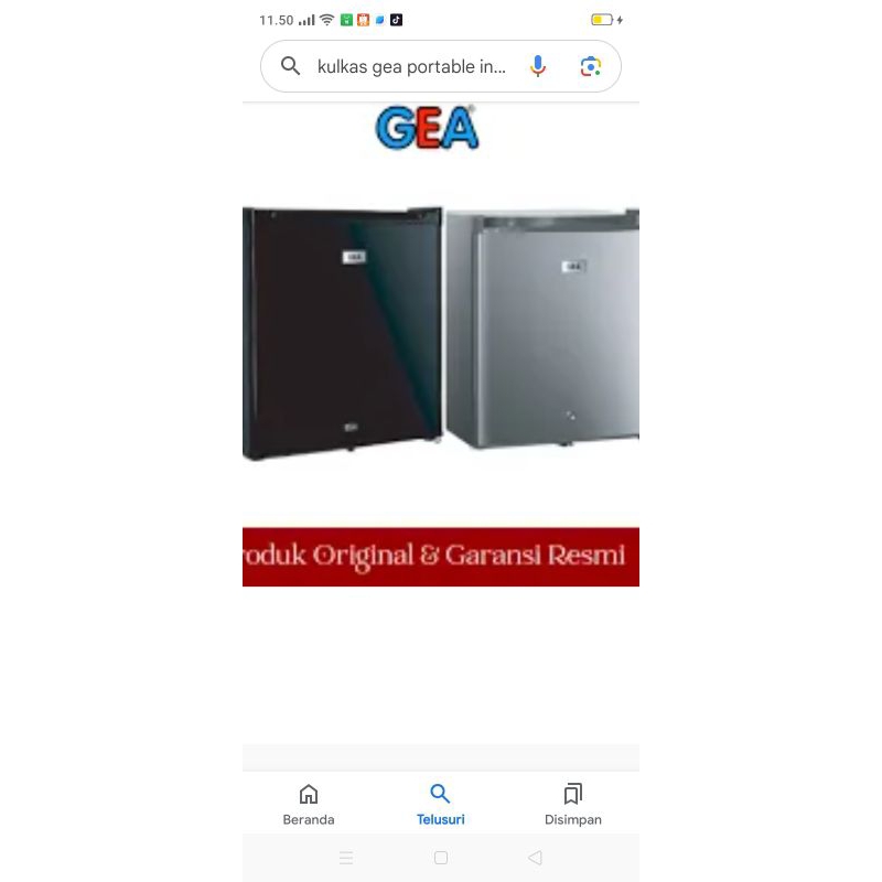 Kulkas Mini Bar Gea (Inox)