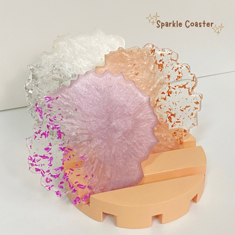 Resin Coaster | Resin Art | Resin Gift | Tatakan Gelas | Tatakan Aesthetic