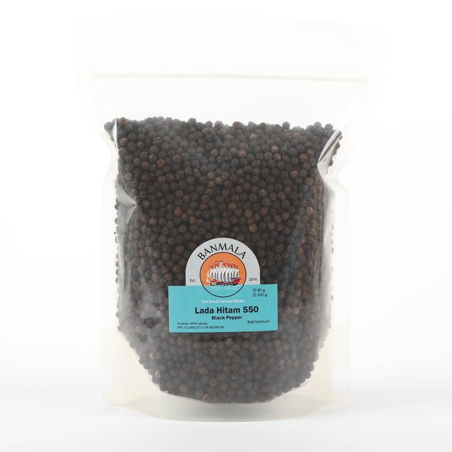 

Banmala Lada Hitam Black Pepper 100% murni pedas spices - 1kg