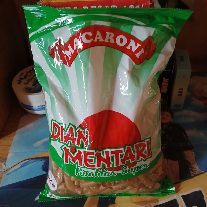 

Macaroni Kualitas Super Merk Dian Mentari