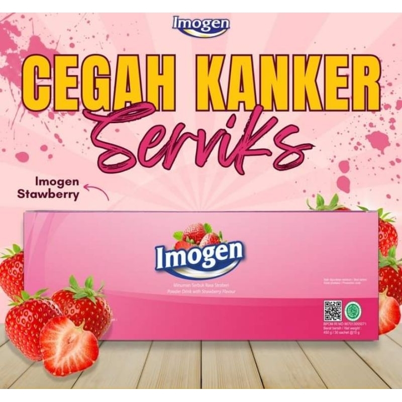 

IMOGEN SERBUK RASA STRAWBERRY 1 SACHET