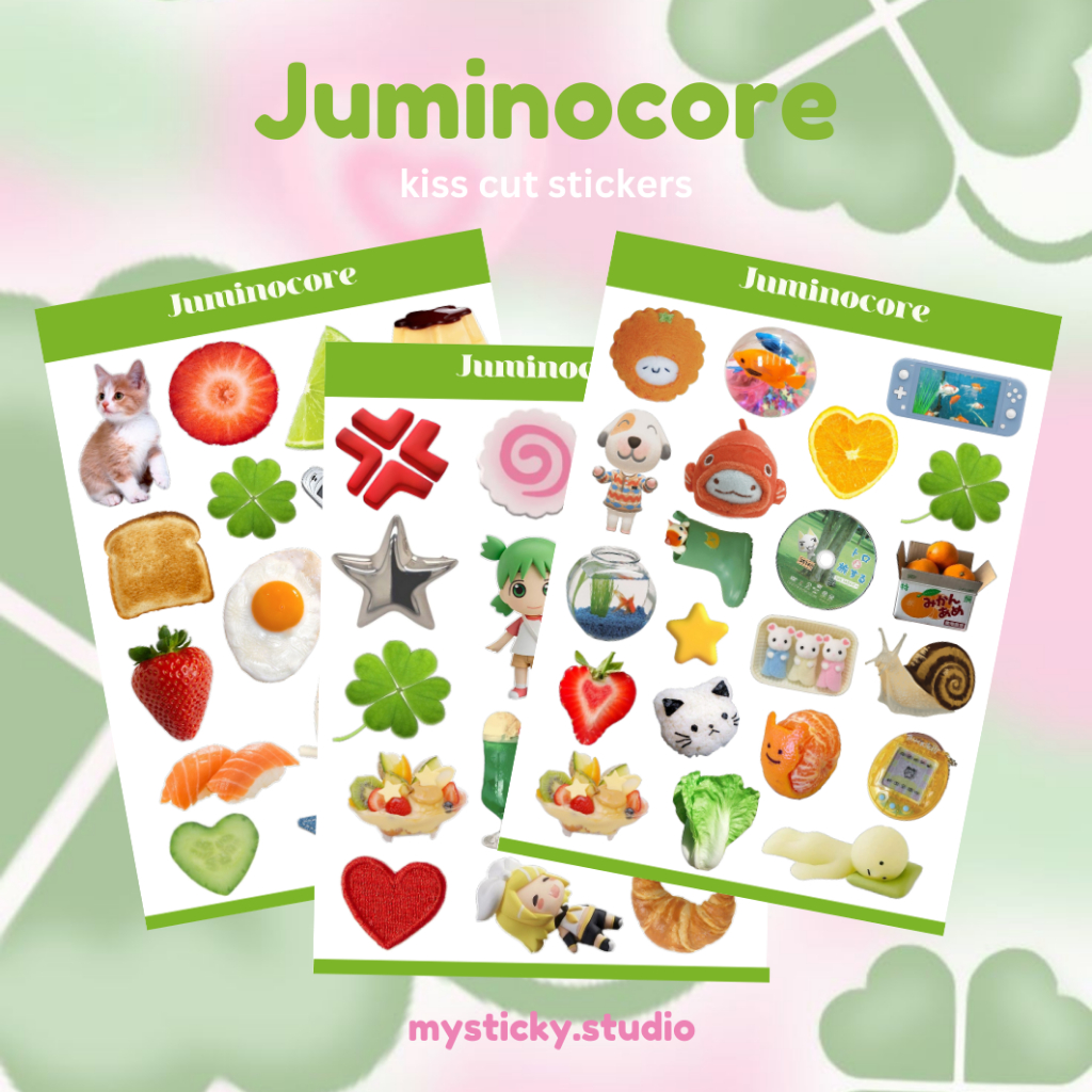 

JUMINOCORE JAPAN DECO STICKERS / DECO STICKER VINTAGE RETRO AESTHETIC
